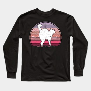 Angry Sunset Cat Long Sleeve T-Shirt